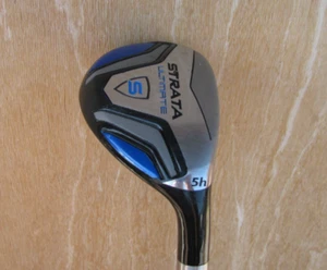 STRATA ULTIMATE 5 HYBRID 25 LOFT REGULAR FLEX STEEL SHAFT 5H CLEAN WITH SHOP RUB - Picture 1 of 7