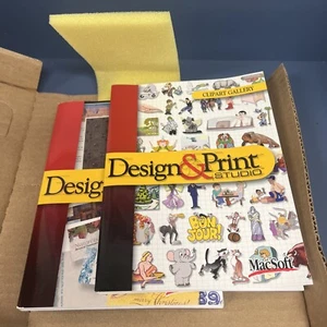 Design & Print Studio MacSoft Create Pro Graphics Business Cards & More Vtg New - Picture 1 of 13