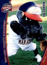 2012 Brevard County Manatees Grandstand #34 Manny-Me MASCOT - NM Baseball Card
