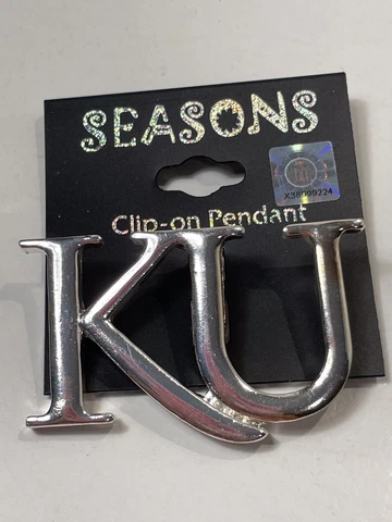 Seasons Kansas Jayhawks KU Clip On Pendant Basketball Jewelry Bling Cover