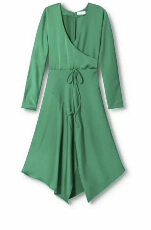 Womens Wrap Dress Cushnie for Target Emerald Green Size 10