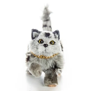 FACTORY 2ND GRAY STRIPED KITTY CAT Accessory Pet For 18" American Girl Dolls - Picture 1 of 7