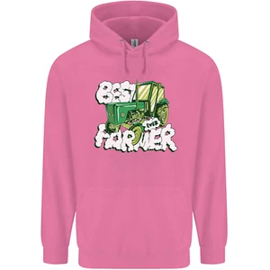 Best Farmer Ever Fathers Day Farming Childrens Kids Hoodie - Picture 1 of 84