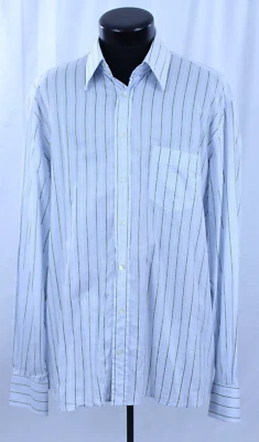 Dolce & Gabbana мужчин рубашка на пуговицах 17/43 сделано в Италии в полоску бизнес - Изображение 1 из 4