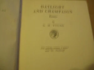 Daylight and Champaign Essays by G.M.Young (Hardback 1937) - Picture 1 of 1