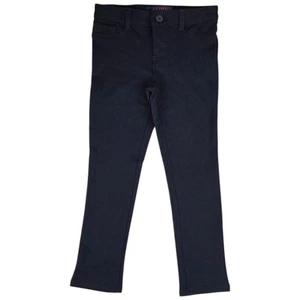 French Toast Girls School Skinny Pocket Knit Pants Size 6x Color Navy NEW - Picture 1 of 6
