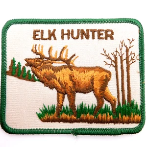 Elk Hunter Patch for Hunting Jacket Vest Cap Backpack Duffle Bag - Picture 1 of 3