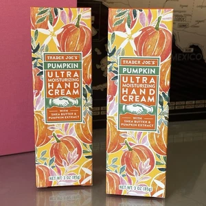 2-Pack New in Box Trader Joe’s Pumpkin Ultra Moisturizing Hand Cream 3oz - Picture 1 of 4