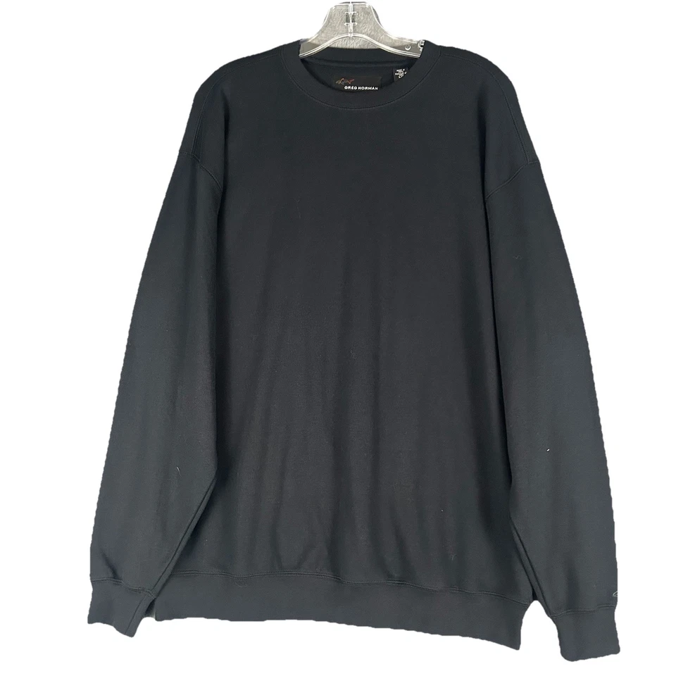 Greg Norman Men’s Crewneck Sweatshirt Black Size L - Image 1 of 4