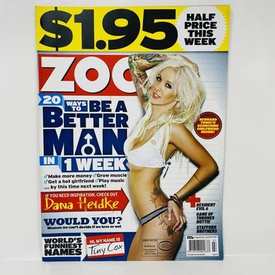 Zoo Weekly Magazine Issue #311 13th February 2012 Dana Hidke Emily Diamond - Image 1 of 4