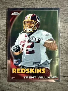 2010 Topps Chrome #102 Trent Williams Rookie RC Redskins - Picture 1 of 2