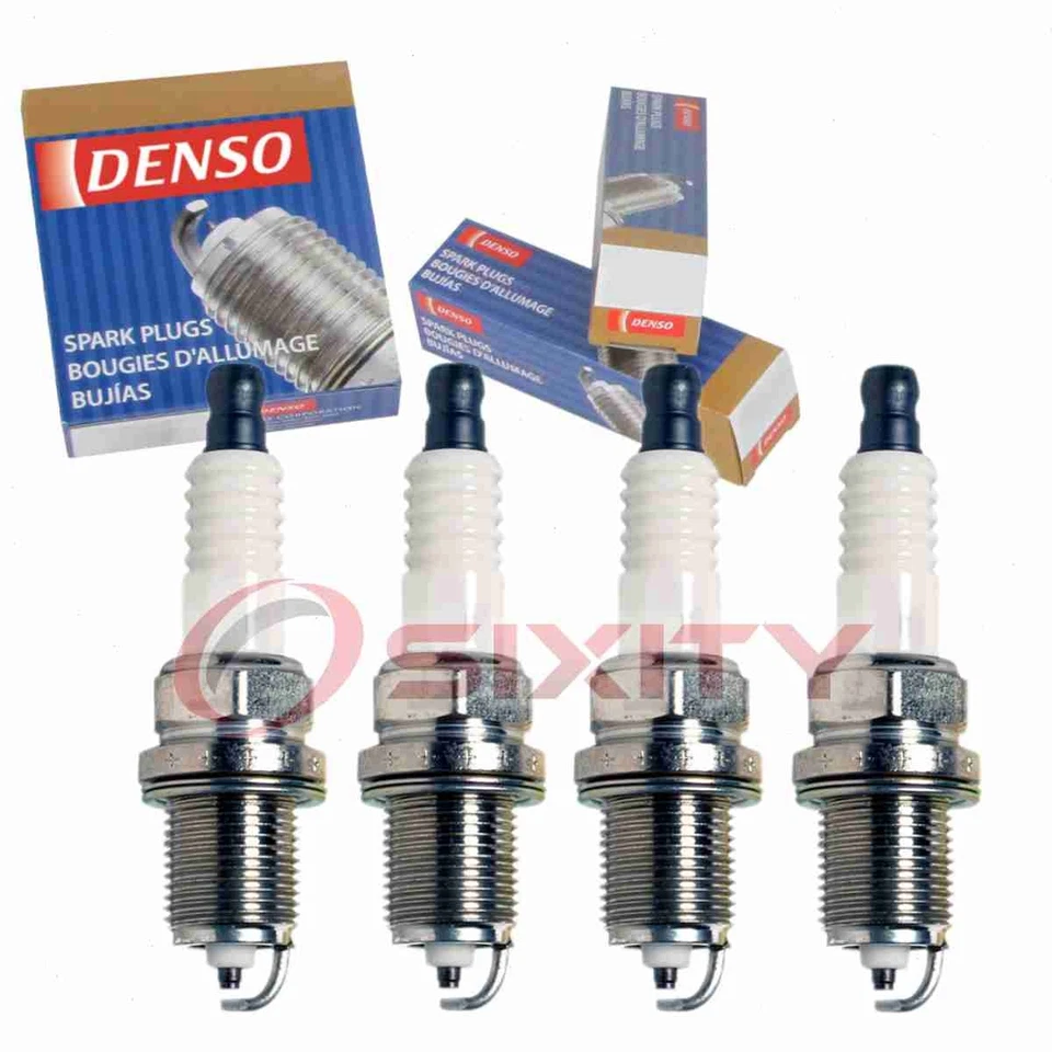 4 pc Denso Standard Spark Plugs for 2010-2011 Kia Soul 2.0L L4 Ignition gc - Image 1 of 4
