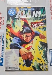 ALL IN 2025 Special Edition 1 Superman Unlimited FCBD NM OR BETTER BAG & BOARDED - Bild 1 von 1