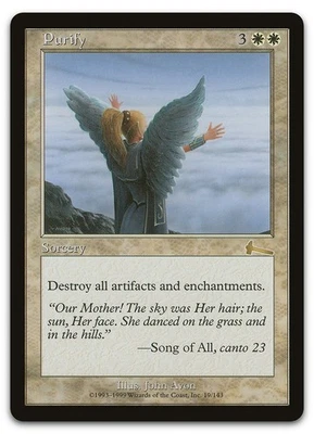 Purify #19 (NM) Urza's Legacy ULG Magic MTG - Image 1 of 2