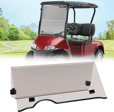 Parabrisas tintado 2008-UP para carro de golf EZGO RXV parte delantera anti-UV plegable Foto 1 de 4