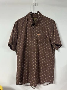 Camisa Polo Dixxon Hombre Mediana Marrón The Bougie Fiesta D-Lite Abotonada - Imagen 1 de 7