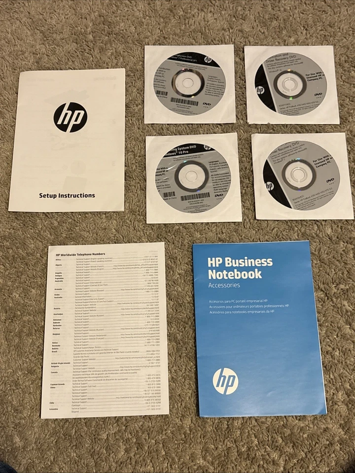 HP Windows 7 & 10 Application Driver Recovery DVD, Windows 7&10 OS DVD+paperwork - Image 1 of 4