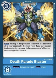 BT3-100 Death Parade Blaster Common Lightly Played Digimon Karte - Bild 1 von 1