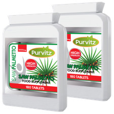 Saw Palmetto Extract 3000mg Hair Loss, Urinary Tract Prostate 360 Tablets