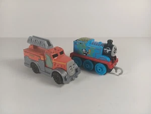 Thomas & Friends 2018 Gullane Thomas Panda and Flynn Firetruck Diecast Cars - Picture 1 of 7