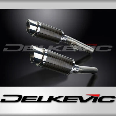 Kit silenciador escape carbono redondo 8" Slip On Kawasaki ZZR1200 2002-2005 Foto 1 de 4