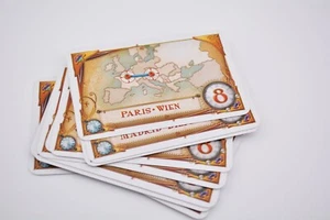 Ticket to Ride Europe game part pieces -regular route cards - 8 spaces - Picture 1 of 1