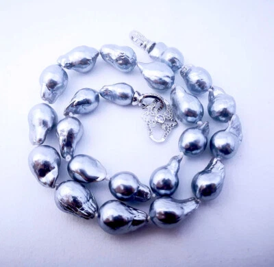 Variaciones Multicolor Flameball EDISON Frehswater Collar Perla 12-13mm Foto 1 de 4