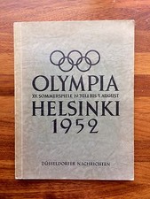 Álbum Olympia 1952 Picture Helsinki 1952 Germany From Manfred Schotten Complet