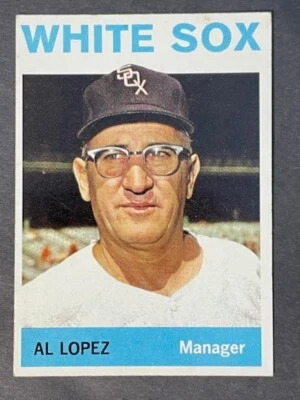 VINTAGE 1964 Topps AL LOPEZ # 232 - EX - stain on back - Image 1 of 2