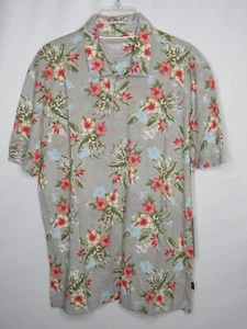 NWT COASTAL CASUALS CARIBBEAN JOE LT HTR GRAY SHORT SLEEVE POLO SHIRT SZ L #Y149 - Picture 1 of 2