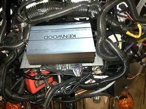 Harley KAC-M1824BT amp mount and wiring kit. 06-13 batwing aftermarket radio - Picture 1 of 10