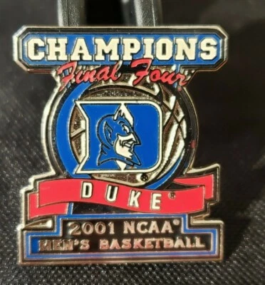 Duke Blue Devils 2001 NCAA championship pin - Image 1 of 3
