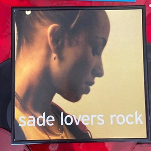 SADE LOVERS ROCK rare double - LP OFFICIAL PROMO FLAT POSTER - FRAMED/UNFRAMED - Picture 1 of 4