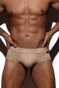 LVW AMSTERDAM Luxury Brief Smooth Lycra Jersey Briefs Nude Sand 13 - Picture 1 of 6