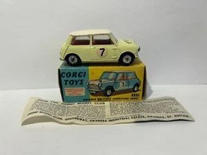 Corgi Toys 227 Mini Cooper Competition, Boxed, Original, Vintage, Rare, 1960's - Picture 1 of 17