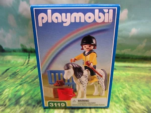 Playmobil Girl Horse Back Rider Pony Grooming Care Ranch Jockey  - New in Box  - Picture 1 of 2