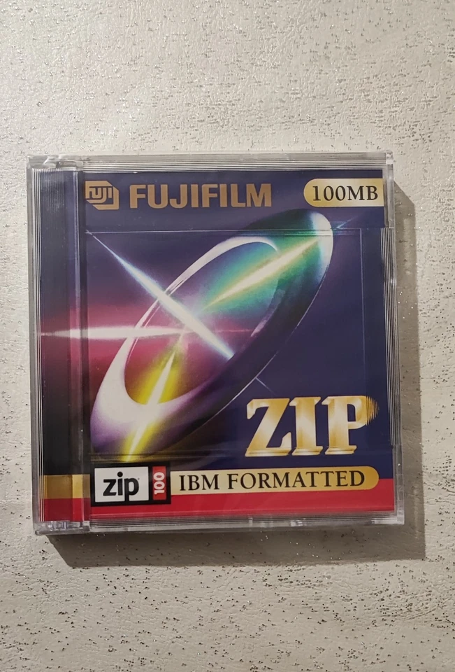 Disquette  IOMEGA ZIP 100MB 100MO  FUJIFILM   NEUVE sous BLISTER - Photo 1/1