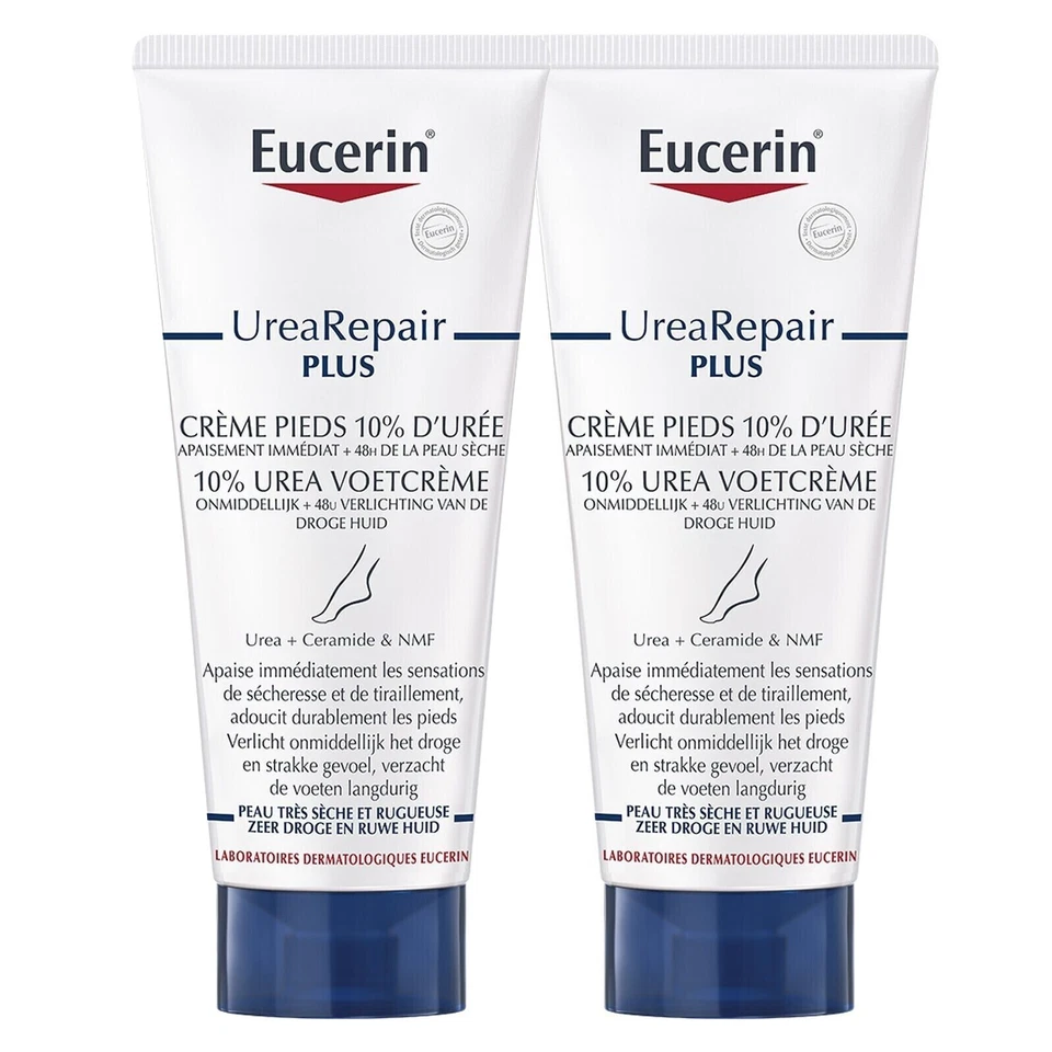 Eucerin Urearepair Plus Repair Foot Cream 10 Urea 2 X 100ml