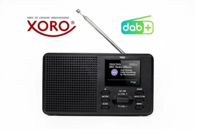 XORO DAB 142 DAB+/FM Radioempfang, 2.4" Farbdisplay, Bluetooth, Teleskopantenne - Bild 1 von 4