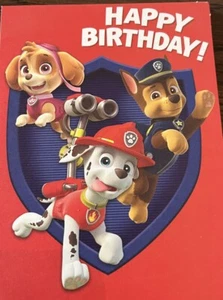 Happy Birthday/Greeting Card (Paw Patrol)American Greetings(incl. Envelope 5×7") - Picture 1 of 4