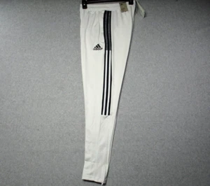 Adidas Tiro Track Pants Mens Small Tapered Leg Soccer Training White Black - Picture 1 of 11