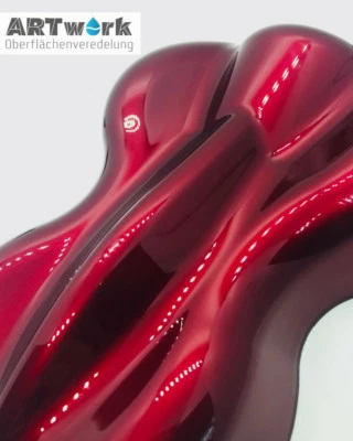 Effektlack Lasur Candylack 10 Liter im SET Forbidden Apple Deep Red spritzfertig - Bild 1 von 4