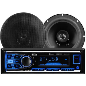 BOSS Audio Systems 638BCK Car Stereo Package with Single Din Stereo and Speakers - Picture 1 of 3