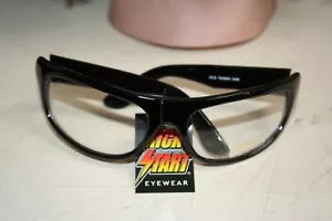 ENVOLTURA GAFAS MOTO MARCOS NEGROS LENTES TRANSPARENTES SE ADAPTA A CARAS GRANDES - Imagen 1 de 6