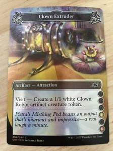 MTG Clown Extruder (4-6) #204/244 FOIL Common Unfinity NM/M - Picture 1 of 1