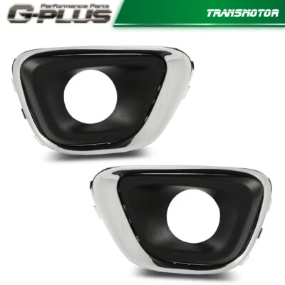 Fog Light Trim Fit For 14-17 Jeep Compass Set of 2 Driver and Passenger Side - Image 1 of 4