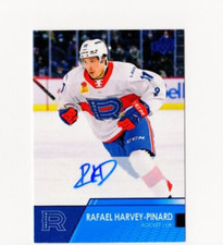 2021-22 Upper Deck AHL Rafael Harvey-Pinard #56 Base Auto Lavel Rocket
