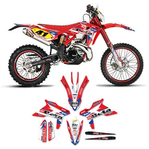 2013 - 2019 Beta 300 RR Motocross Dirt Bike Graphics Kit Demalunas - Imagen 1 de 3