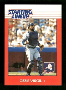 Tarjeta de alineación inicial Ozzie Virgil 1988 Atlanta Braves - Imagen 1 de 2