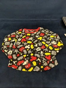 Kids Disney Mickey Mouse Sleepwear Pajama Top Size S - Picture 1 of 5